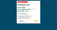 Desktop Screenshot of elshopping.com